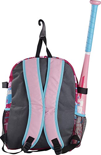 Rawlings | REMIX Backpack Equipment Bag | T-Ball & Youth Baseball / Softball | Pink - color: Pink, size: Youth
