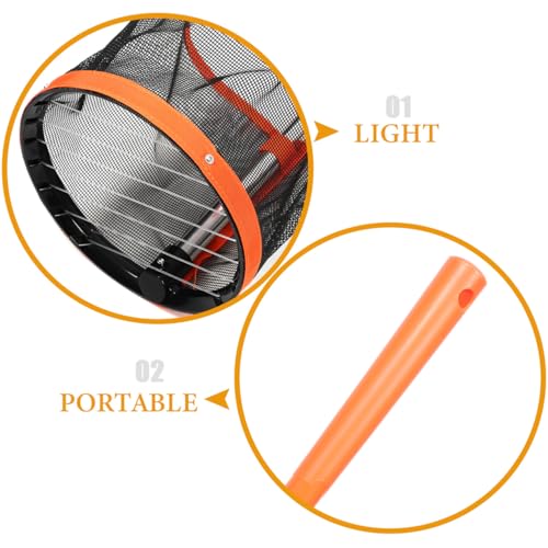 POPETPOP Table Tennis Ball Picker Adjustable 39-Inch Long Handle Lightweight Sports Ball Collector Convenient Table Tennis Tool for Practice and Game