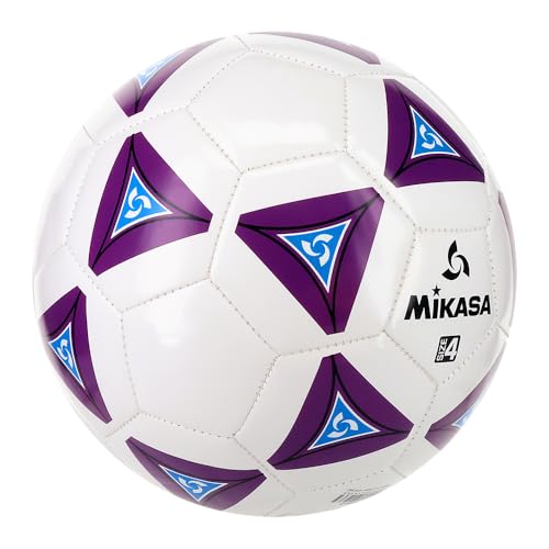 Mikasa Serious Soccer Ball - color: Purple/white, size: 4