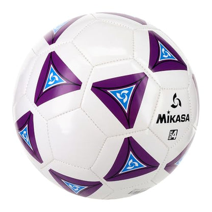 Mikasa Serious Soccer Ball - color: Purple/white, size: 4