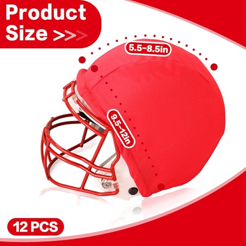 Football Helmet Covers Scrimmage Caps-Perfect for Football, Hockey, and Lacrosse Practice Sessions.The Fabric is Elastic& Bright Colors for Team Identification
