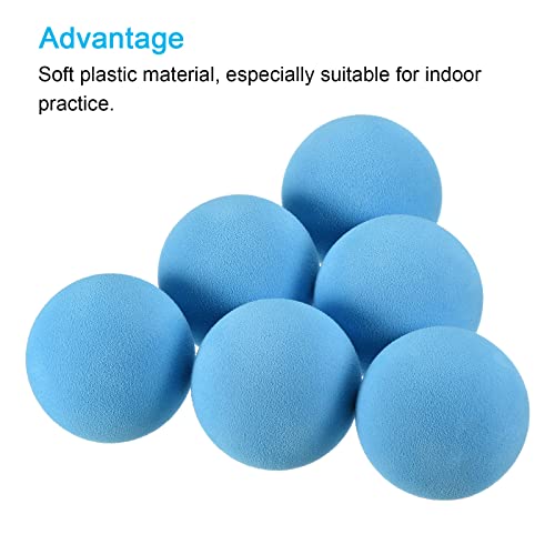 PATIKIL Golf Foam Balls, Pack Sponge Exercise Flight Swing Practice for Indoor Training - color: Light Blue