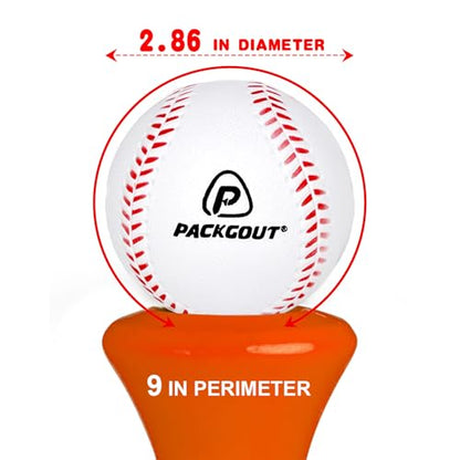 PACKGOUT Soft Foam Baseballs for Kids & Teenagers - Practice & Replacement Balls