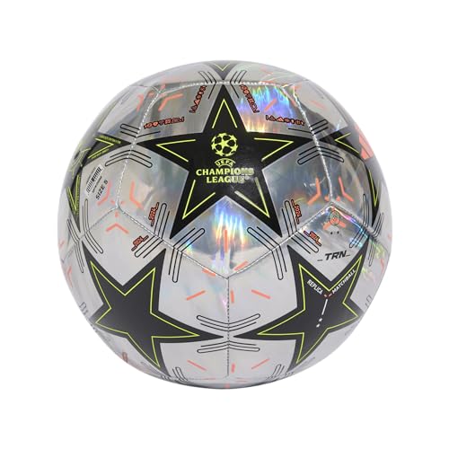 Adidas UEFA Champions League Soccer Ball - color: Multicolor/Black/Platin Metallic/Team Solar Yellow, size: 4