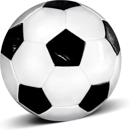 Traditional Black White Soccer Ball High Performance Diameter 21cm/ 8.3 Inch, I Love You Inspirational Soccer Gifts for Birthday Christmas - color: Grandson