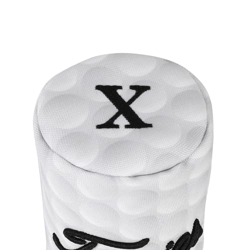 Funny Golf Head Covers - Barrel Style Driver Headcover, Fairway Wood 3 Wood and Hybrid, Putter Covers for Blade and Mallet with 3D Raised Embroidery - Unique Golf Gift & Accessories - size: HYBRID