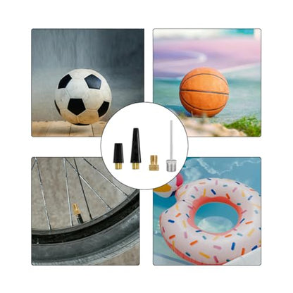 12 Pcs Ball Needles for Air Pump, Needle Inflator Kit Needle Nozzle Adapter, Air Pump Nozzle Adapter Kit for Sport Balls, Swim Ring, Bike