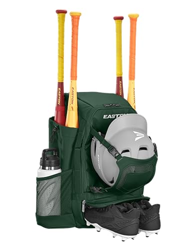 Easton Easton | Walk-off Ethos Backpack Equipment Bag | Baseball & Softball | Multiple Colors - color: Dark Green
