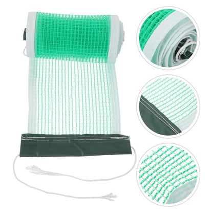 BESPORTBLE Portable Foldable Table Tennis Net with Mesh Stable Pong Net for Standard Tables Reusable and Easy to Clean for Indoor and Outdoor Sports with Family and Friends