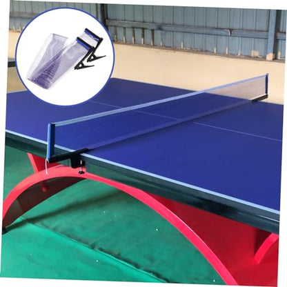 Table Tennis Net with Rack Portable Easy-Setup Replacement Net for for Family Fun and Practice Includes Durable Design for Enhanced Visibility