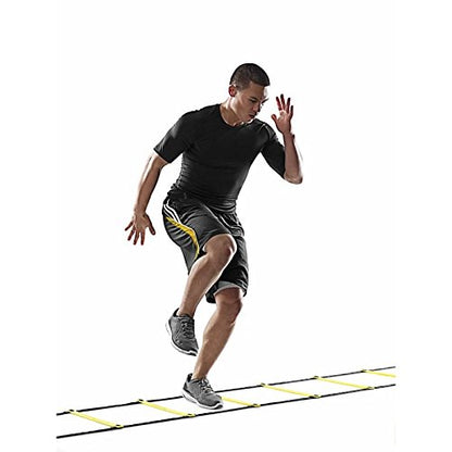 SKLZ Speed and Agility Ladder - Training Equipment for Athletes - Improve Coordination, Footwork, and Quickness - Ideal for Soccer, Football, and Fitness Workouts - style: Quick Ladder, 15-Feet