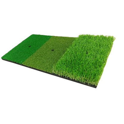 Authentic Golf Putting Practice Mat Automatic Ball Return and Direction Line for Real Green Feel Indoor Outdoor Training - style: 3 in 1 version