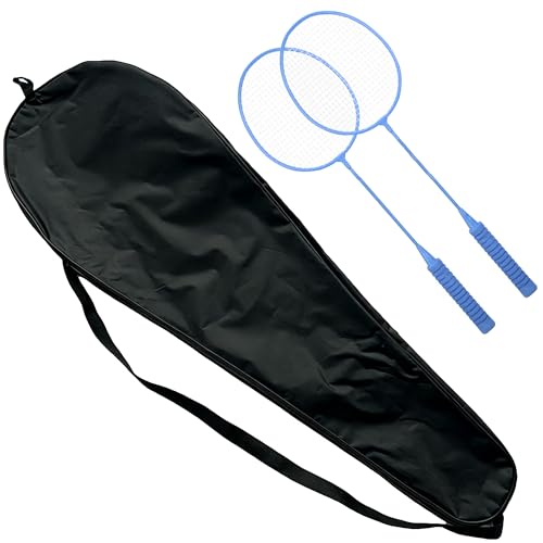 Badminton Racquet Bag with Shoulder Strap Lightweight Badminton Racquets Cover Protective Carry Case Carrying Bag Protector Organizer for Badminton Rackets Set Birdies Shuttlecocks