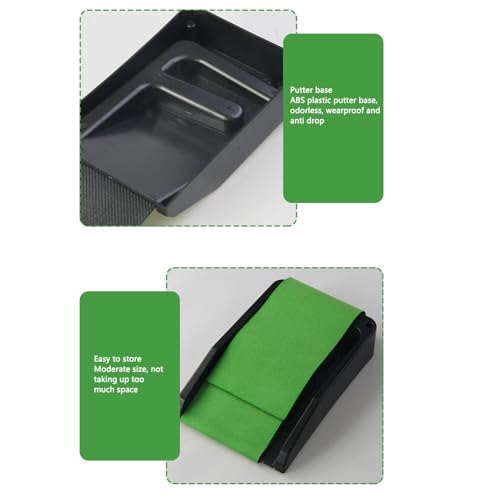 Tbest Ball Return Putting Mat Automatic Ball Return Putting Green Mini Trainer with Thick Rubber Non Slip Bottom for Indoor Home Office Practice