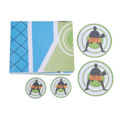 Pickle Practice Pad, Training Aid Equipment for Control Volleys Accuracy, Easy Setup for Home Gym Club