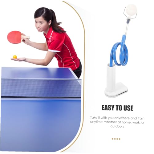 Professional Table Tennis Players Training Tool Portable Pong Trainer Device Elastic Strap for Bounce Practice Anywhere Enhance Your Game