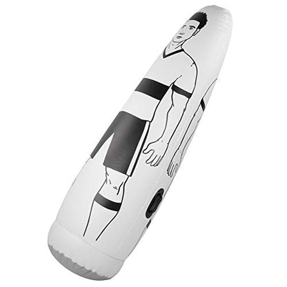 RiToEasysports Soccer Training Kick Defender, Portable Soccer Dummy Goalkeepr Inflatable Football Training for Football Practice Equipment