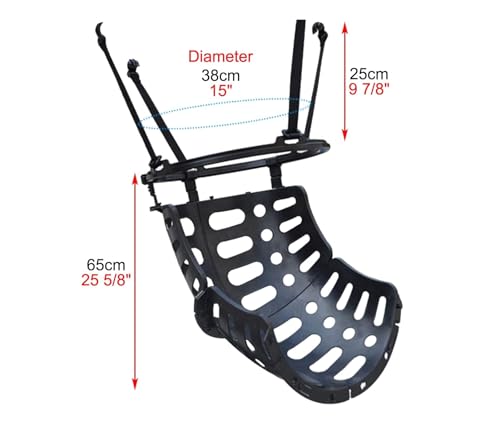 Basketball Shooting Machine Basketball Return System, 360° Rotatable Basketball Shot Returner Chute for Hoop, Suspended Shooting Machine for Training