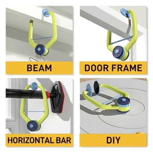 Door Pong Ball Game, 2025 Hanging Table Tennis Trainer Portable Set with Racket and Balls, Adjustable Hanging Table Tennis Trainer Exerciser for Kids.