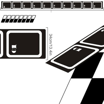 Non-Slip Agility Ladder – 250/350/450cm Jacob, Soccer Practice Tool, Speed Supply | Perfectly Great for Sports Fitness Exercise, Portable - size: 450x34x0.3CM
