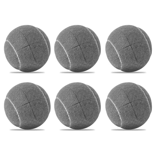 ZIYIZE PreCut Walker Tennis Ball Glides 6PCS Walkers Legs Universal Precut Glide Balls | Heavy Duty Long Lasting Felt Pad Glide Coverings (Grey) - color: Gray