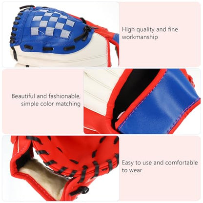 YARNOW Baseball Glove Pu Infielder Glove 11.5 Inch Thickened Pitcher Training Mitt for Youth and Adult Baseball Practice