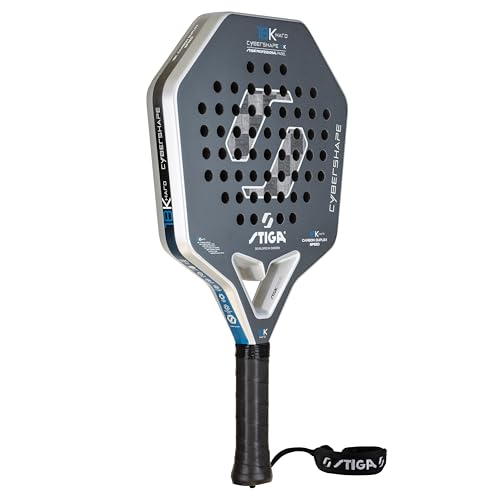 STIGA Cybershape Padel Racket - size: 18K Hard