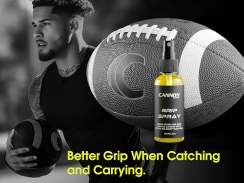 Cannon Sports All-Weather Hand Grip Spray for Athletes - Instant Tack Zero-Slip Hand Control - Boost Traction & Performance in Pickleball, Golf, Tennis, Football & More - 60ml Natural Formula