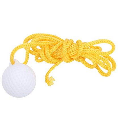 Golf Swing Practice Ball Durable Pocket Sized with String for Beginner Training ABS Material Lightweight Reusable Golf Accessories Ideal for Indoor Outdoor Use