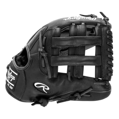 Rawlings Gamer Contour Series Utility Baseball Glove | Youth | Travel | Infield | Outfield | First Base | Black | Right Hand Thrower | Left Hand Thrower