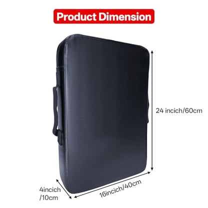 Basketball Pads for Training - Football Blocking Pad Training Equipment with Handles, 24"x16" Denser Softer Foam Shield for Lacrosse, Hockey, Martial Arts - Tackle Dummy Kick Pad. (1 Pcs)