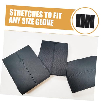 Hemoton 4pcs Baseball Glove Laces Elastic Polyester Glove Straps for Catcher Padding