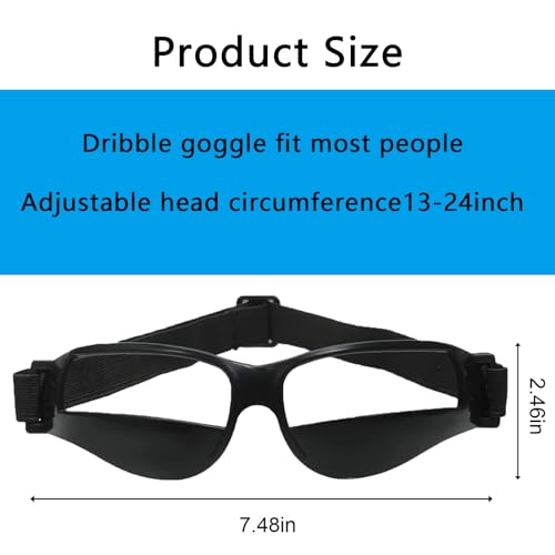 TEKCAM Basketball Goggles for Youth Teenagers Men Women (No Lens in Goggles), Selfie Stick Suction Cup Mount Floating Handle Grip Compatible with Gopro Hero 13 12 11 10 9 8/AKASO EK7000