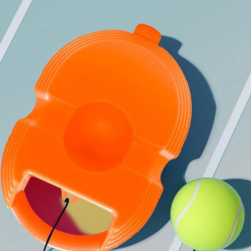 kowaku Tennis Racquet Tennis Racket for Solo Tennis Trainer Shock Resistant Handle Training Equipment Practice for Self Practice Gym - size: 53cm Ball and Base