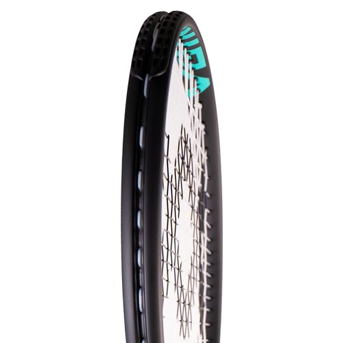 VOLKL Team Speed Black/Turquoise | Tennis Racquet | Featuring Vibration Control Handle System | 265g or 9.4oz | Grip Sizes: 0-5 - size: 4 1/4