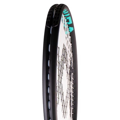 VOLKL Team Speed Black/Turquoise | Tennis Racquet | Featuring Vibration Control Handle System | 265g or 9.4oz | Grip Sizes: 0-5 - size: 4 1/4