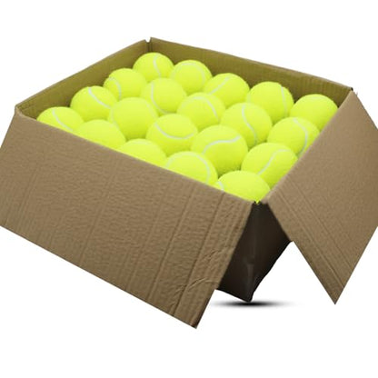SHYUJAJIE Tennis Balls, 40 Pack Training Tennis Balls,High Elasticity Practice Tennis for Beginner, Exercise Playing Balls for Pet Dog - color: Yellow
