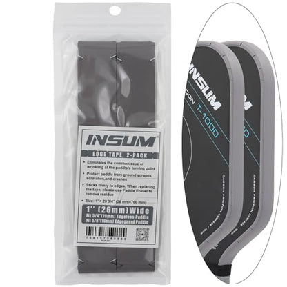 INSUM Pickleball Paddle Edge Guard Tapes Protection Tapes, Pre-Cut V, 20/23/26mm Width Protective Tapes for All Thickness Edges - color: Gray, size: Width 26mm