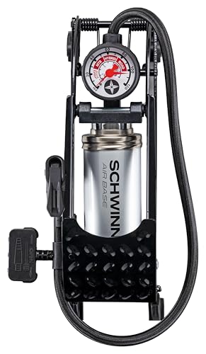 Schwinn Foot Operated Bike Pump - color: Grey, Air Base