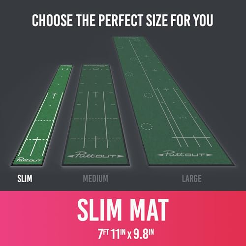 PuttOUT Putting Mat Family - Perfect Your Golf Putting