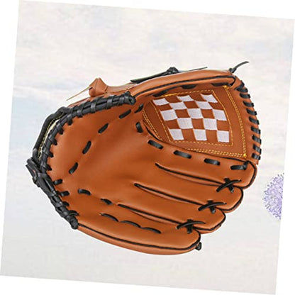 Sports Infielder's Glove Thicken Infield Pitcher Softball Glove Mittens Baseball Batting Mens