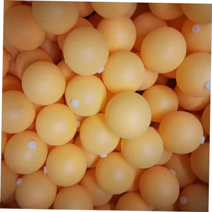 WOONEKY 60pcs Practice for Table Tennis Training Material Perforations for Enhanced for Parties and Skill Development