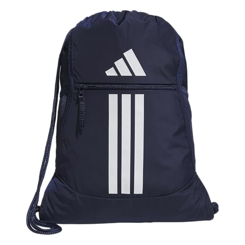 adidas Alliance Sackpack – Drawstring Backpack for Sports, Small Gym Bag - color: Team Navy Blue 2/3