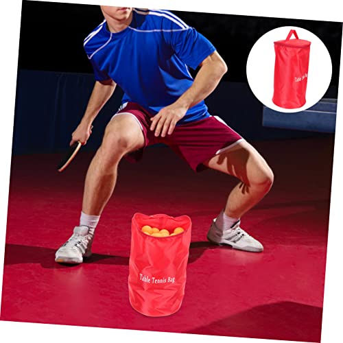 Abaodam Portable Pingpong Ball Holder Bag Zipper Sports Ball Organizer for Table Tennis Lightweight and Convenient Carrying for Training and Games