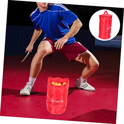 Abaodam Portable Pingpong Ball Holder Bag Zipper Sports Ball Organizer for Table Tennis Lightweight and Convenient Carrying for Training and Games