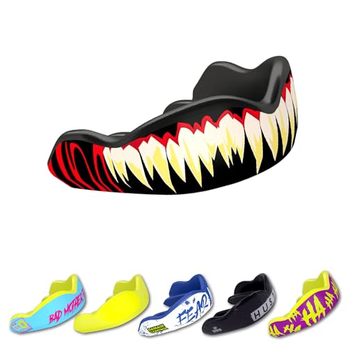 DAMAGE CONTROL High-Impact Mouth Guard – Sports Mouthguard for Boxing, Football, Hockey, Lacrosse & Basketball, Protects Teeth & Jaw, Protective Mouthpiece for Adults & Youth (Adult, SymBite 2.0) - color: Symbite 2.0, size: Adult