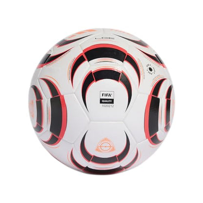 Adidas Tiro League Soccer Ball - color: White/Black/Lucid Red, size: 4
