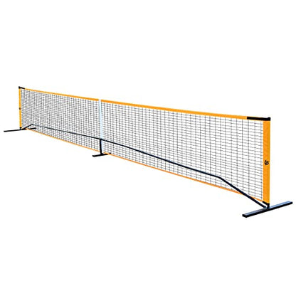 22ft Badminton Pickleball Net Adjustable Portable Net for Junior Tennis, Kids Volleyball & Soccer, and Backyard Games Competition Multi Sport Indoor or Outdoor Net for Backyards, Parks