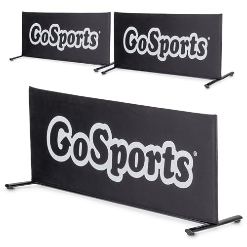 GoSports Pickleball Ball Barrier 3 Pack - Choose Brandable or Pre-Branded - Court Dividers for Pickleball Courts - style: GoSports