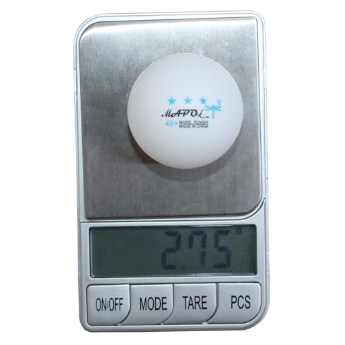 MAPOL 100 Pack White 3-Star Table Tennis Balls Advanced Training Ping Pong Ball